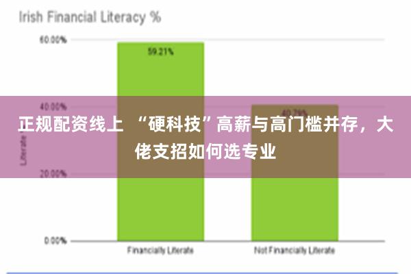 正规配资线上  “硬科技”高薪与高门槛并存，大佬支招如何选专业